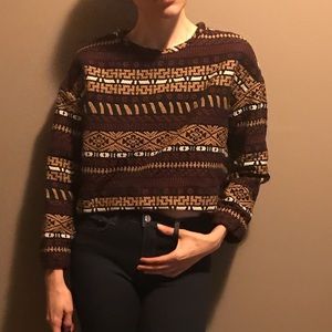Zara embroidered sweater